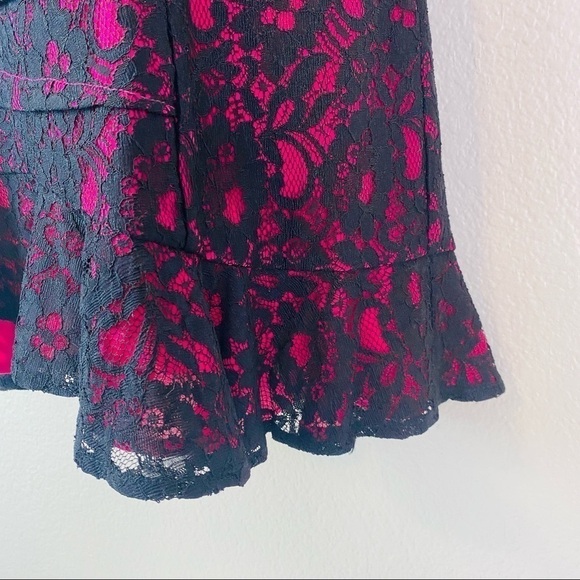 NBD Monique Black Lace Mini Slip Dress Size M - Picture 10 of 13